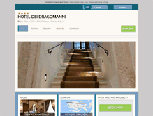 Tablet Screenshot of hoteldeidragomanni.hotelinvenice.com