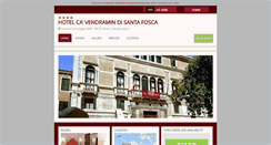 Desktop Screenshot of hotelcavendramin.hotelinvenice.com