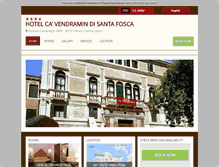 Tablet Screenshot of hotelcavendramin.hotelinvenice.com