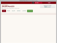 Tablet Screenshot of bauer.hotelinvenice.com
