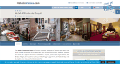 Desktop Screenshot of hotelalpontedeisospiri.hotelinvenice.com