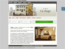 Tablet Screenshot of cadoge.hotelinvenice.com