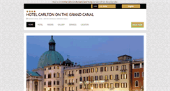 Desktop Screenshot of carlton.hotelinvenice.com