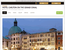 Tablet Screenshot of carlton.hotelinvenice.com