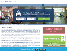 Tablet Screenshot of hotelinvenice.com