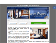Tablet Screenshot of hotelroberta.hotelinvenice.com