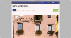Desktop Screenshot of caformenta.hotelinvenice.com