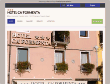 Tablet Screenshot of caformenta.hotelinvenice.com