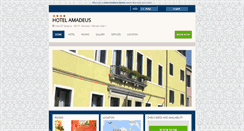 Desktop Screenshot of hotelamadeus.hotelinvenice.com