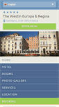 Mobile Screenshot of europa.hotelinvenice.com