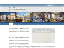 Tablet Screenshot of europa.hotelinvenice.com