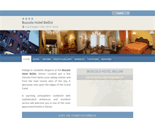 Tablet Screenshot of boscolobellini.hotelinvenice.com