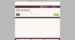Desktop Screenshot of hoteltintoretto.hotelinvenice.com