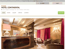 Tablet Screenshot of hotelcontinental.hotelinvenice.com