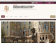 Tablet Screenshot of hungaria.hotelinvenice.com