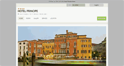 Desktop Screenshot of hotelprincipe.hotelinvenice.com