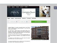 Tablet Screenshot of centurionpalace.hotelinvenice.com