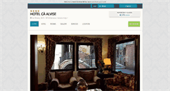 Desktop Screenshot of caalvise.hotelinvenice.com