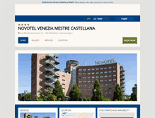 Tablet Screenshot of novotelveneziamestre.hotelinvenice.com