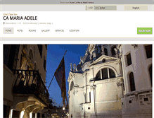 Tablet Screenshot of camariaadele.hotelinvenice.com