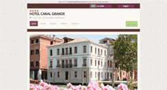 Desktop Screenshot of hotelcanalgrande.hotelinvenice.com