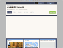 Tablet Screenshot of casapisani.hotelinvenice.com