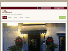 Tablet Screenshot of hotelala.hotelinvenice.com