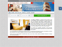 Tablet Screenshot of lapergola.hotelinvenice.com