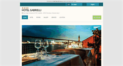 Desktop Screenshot of gabrielli.hotelinvenice.com