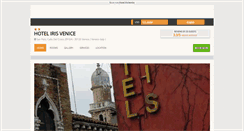 Desktop Screenshot of hoteliris.hotelinvenice.com