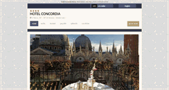 Desktop Screenshot of concordia.hotelinvenice.com