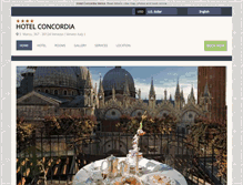 Tablet Screenshot of concordia.hotelinvenice.com