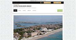 Desktop Screenshot of excelsior.hotelinvenice.com