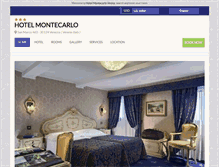 Tablet Screenshot of montecarlo.hotelinvenice.com