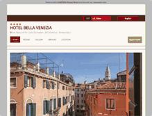 Tablet Screenshot of hotelbellavenezia.hotelinvenice.com