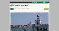 Desktop Screenshot of bauerpalladio.hotelinvenice.com