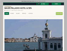 Tablet Screenshot of bauerpalladio.hotelinvenice.com