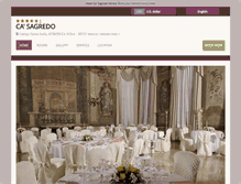 Tablet Screenshot of casagredohotel.hotelinvenice.com