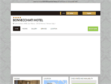 Tablet Screenshot of bonvecchiati.hotelinvenice.com