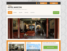 Tablet Screenshot of marconi.hotelinvenice.com