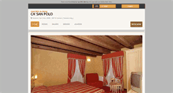 Desktop Screenshot of casanpolo.hotelinvenice.com