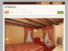 Tablet Screenshot of casanpolo.hotelinvenice.com