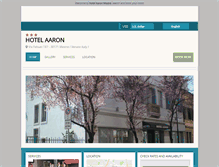 Tablet Screenshot of hotelaaron.hotelinvenice.com