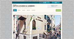 Desktop Screenshot of anticalocandaalgambero.hotelinvenice.com