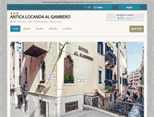 Tablet Screenshot of anticalocandaalgambero.hotelinvenice.com