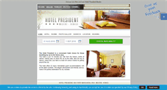 Desktop Screenshot of president.hotelinvenice.com