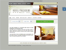 Tablet Screenshot of president.hotelinvenice.com